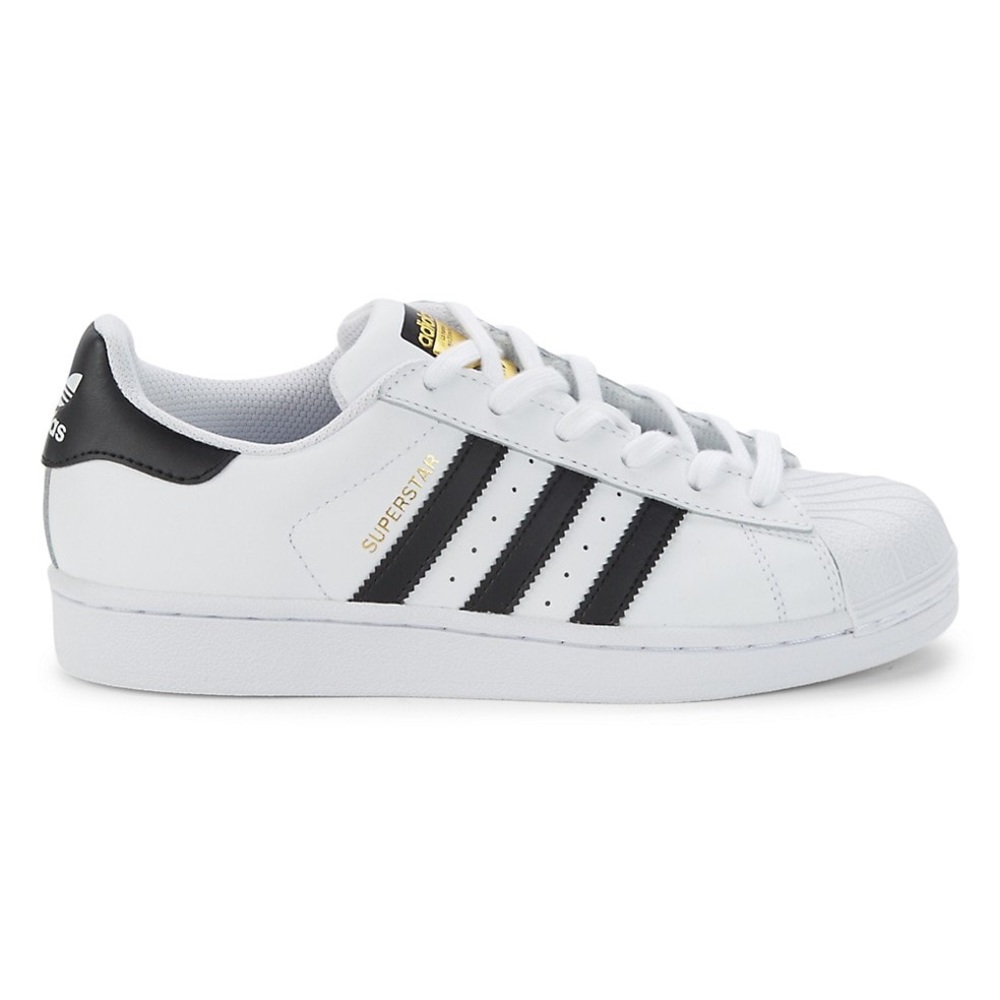 Adidas Superstar Leather Sneakers - Size 5